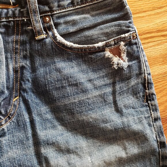 American Eagle Distressed, Bootcut Jeans - Picture 4 of 7